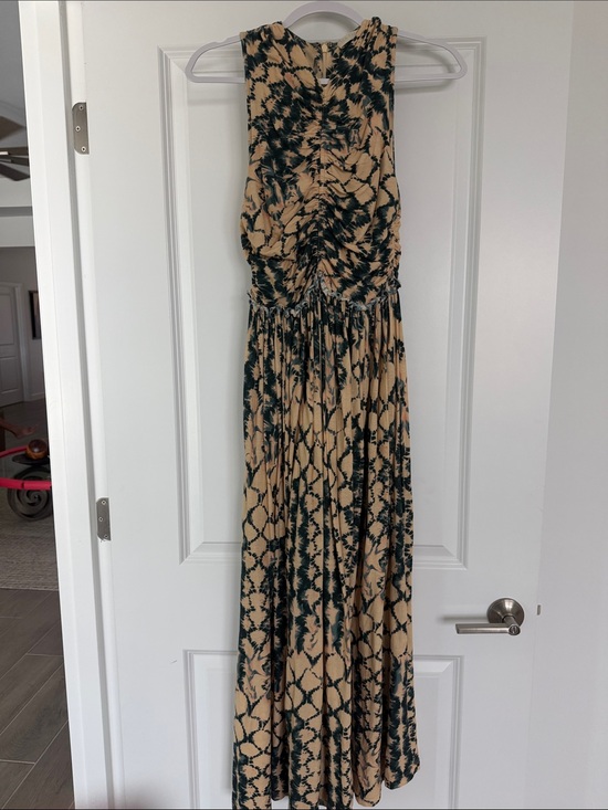 Ulla Johnson Dresses & Skirts - Ulla Johnson Beige and Black Patterned Sleeveless Maxi Dress